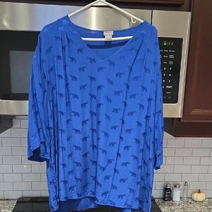 Royal Blue Top